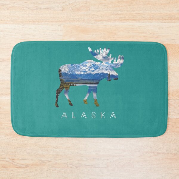 Item preview, Alaskan Moose with Lake & Mountain - Souvenir  designed and sold by TawanPK.