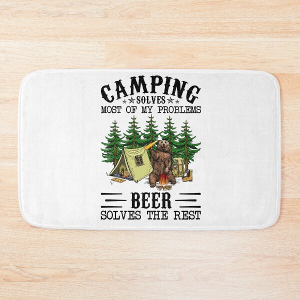 Item preview, Camping Solves Most Of My Problems Beer Solves The Bear  designed and sold by jasminego7.