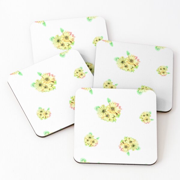 Item preview, Watercolor Jacquard Floral Sticker Pack designed and sold by Designs By YL.