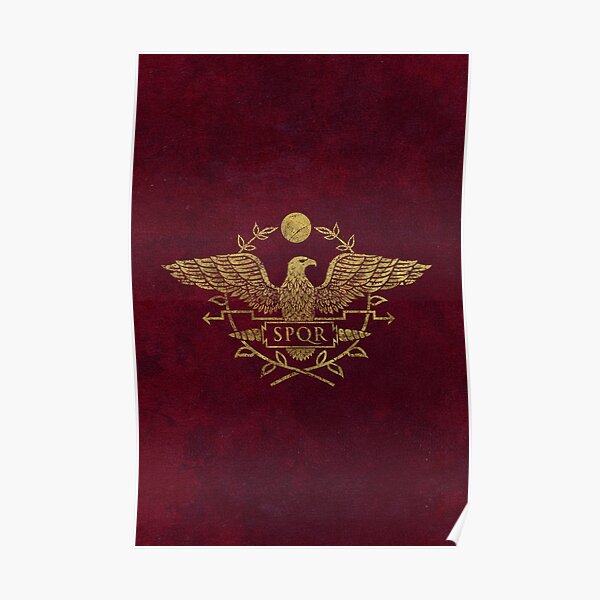 Roman Empire Eagle Emblem Poster
