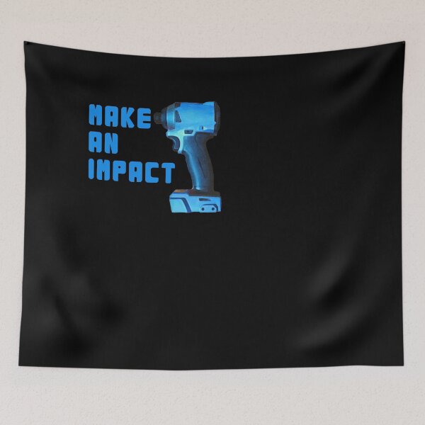 Item preview, Make an Impact - Blue 18v Impact Driver designed and sold by yurahbom.