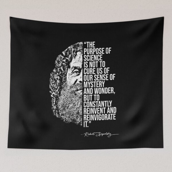 Item preview, Robert Sapolsky quote quotes 4 designed and sold by madkitten.
