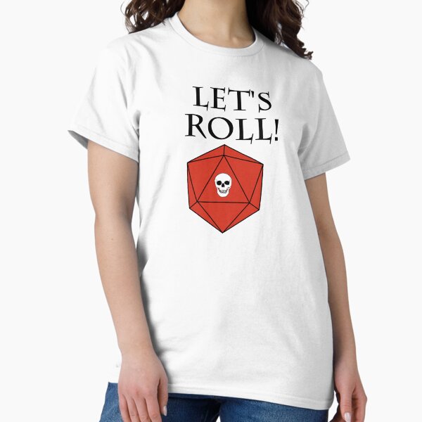Item preview, Lets Roll D20 skull DND RPG Dice Die designed and sold by KolversStudios.