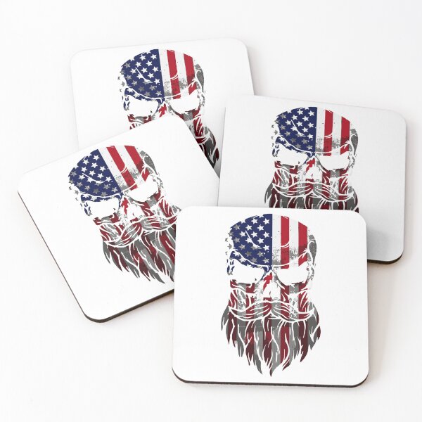 Item preview, American Beard Skull designed and sold by TawanPK.