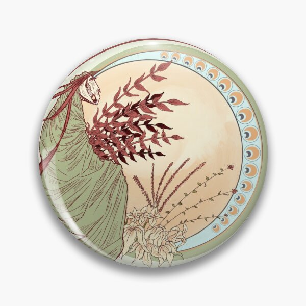 Item preview, Alfonse Mucha Style Mari Lwyd Symbol 1 designed and sold by skullsandsheets.