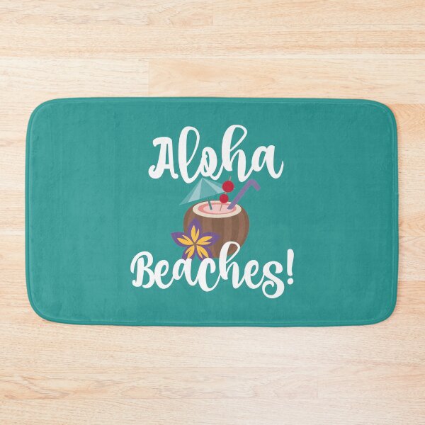 Item preview, Aloha Beaches Funny Beach Coconut Umbrella Drink  designed and sold by TawanPK.