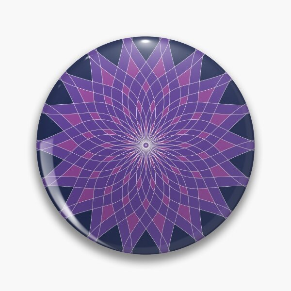 Item preview, Hypnotic Purple Flower Meditation designed and sold by jeff-jones.