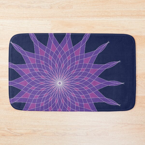 Item preview, Hypnotic Purple Flower Meditation designed and sold by jeff-jones.