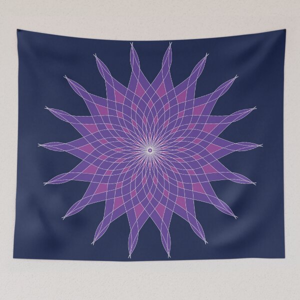Item preview, Hypnotic Purple Flower Meditation designed and sold by jeff-jones.