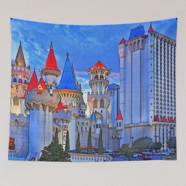 Item preview, Excalibur towers, Las Vegas designed and sold by Travelways.