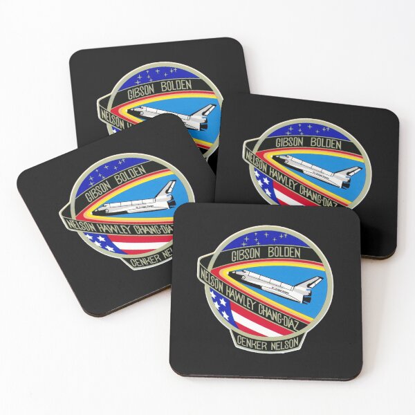 Item preview, STS-61C Patch Insignia NASA Retro Style Vintage Emblem designed and sold by kawrdesigns.