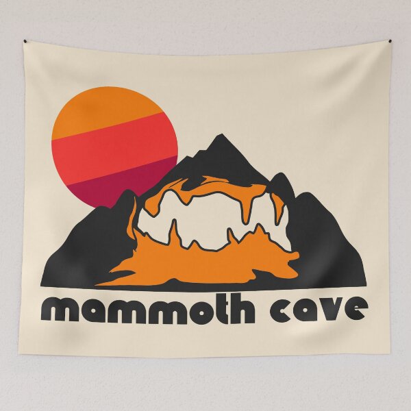 Item preview, Retro Mammoth Cave ))(( Tourist Souvenir National Park Design designed and sold by acquiesce13.