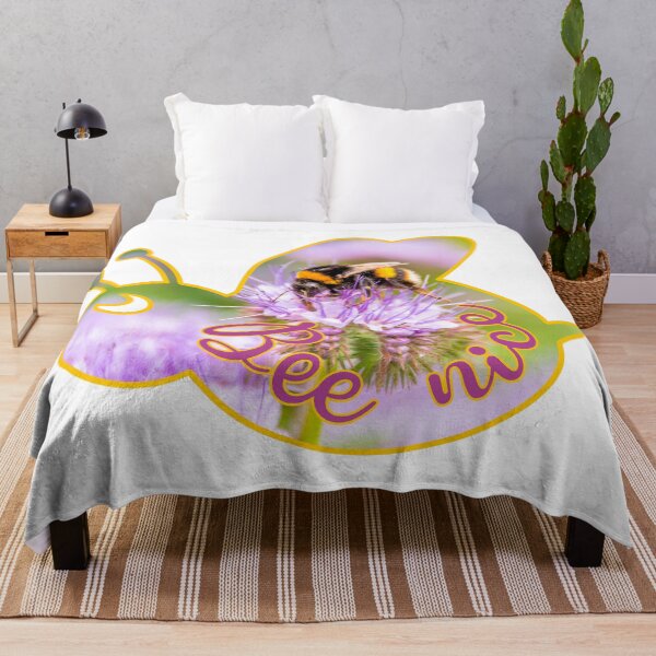 Item preview, Bee Nice (bee silhouette) designed and sold by CarpenterPhoto.