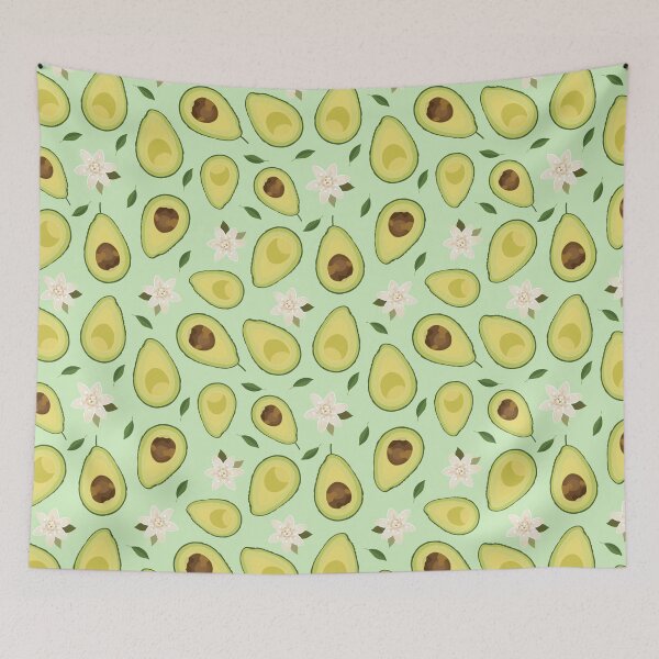 Item preview, Avocado Lady Watercolor Pattern - Green designed and sold by Schuva.