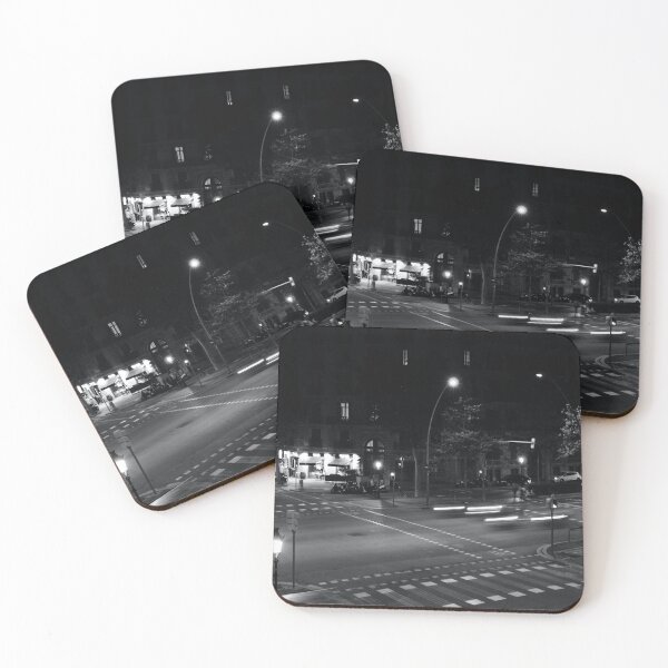 Item preview, Street lights | black and white photography designed and sold by Inti-Inti.