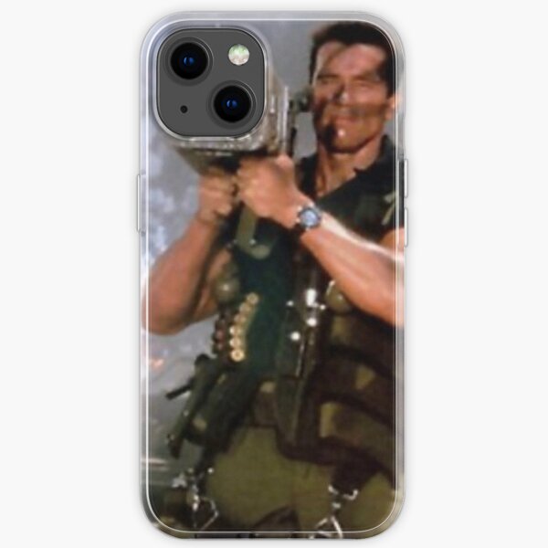 Arnold mit Panzerfaust iPhone Flexible Hülle