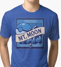 Mt. Moon Pokemon Beer Label Tri-blend T-Shirt