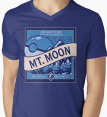 Mt. Moon Pokemon Beer Label Men's V-Neck T-Shirt
