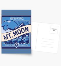 Mt. Moon Pokemon Beer Label Postcards