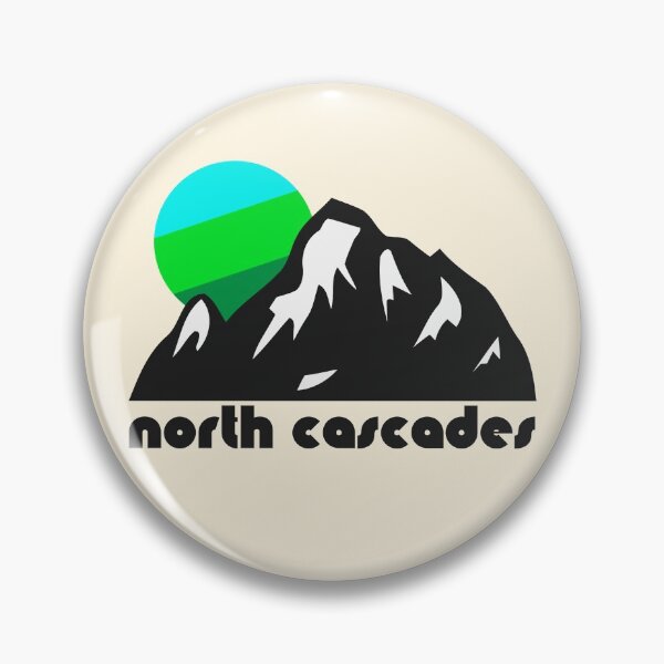 Item preview, Retro North Cascades ))(( Tourist Souvenir National Park Design designed and sold by acquiesce13.