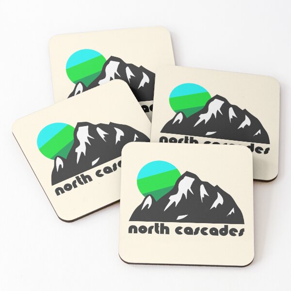 Item preview, Retro North Cascades ))(( Tourist Souvenir National Park Design designed and sold by acquiesce13.