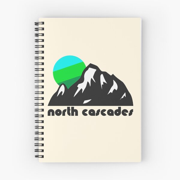Item preview, Retro North Cascades ))(( Tourist Souvenir National Park Design designed and sold by acquiesce13.
