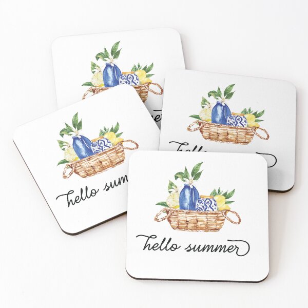 Item preview, Hello Summer Lemon Mediterranean designed and sold by bloomave.
