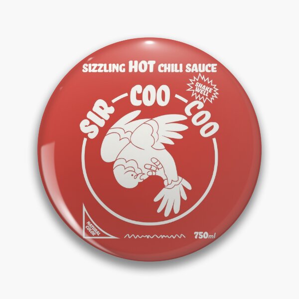 Item preview, Sir-Coo-Coo Sizzling Hot Chili Sauce designed and sold by Hose A. Carrillo.