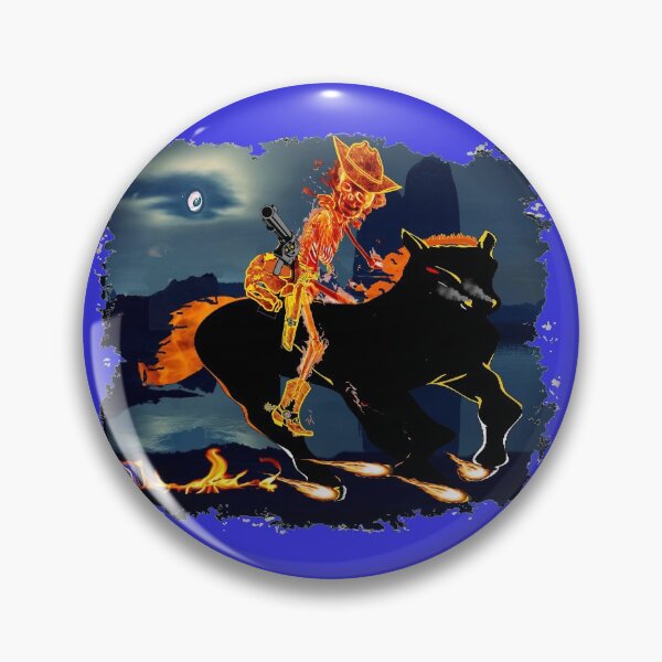 Item preview,  FLAME (SKELETON) COWBOY On FIREMARE the SEQUAL  designed and sold by Tim Forder.