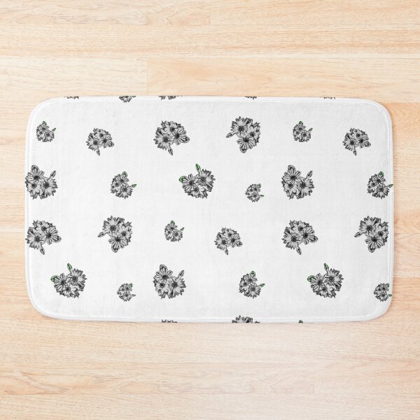 Item preview, Black And White Jacquard Floral Sticker Pack designed and sold by Designs By YL.