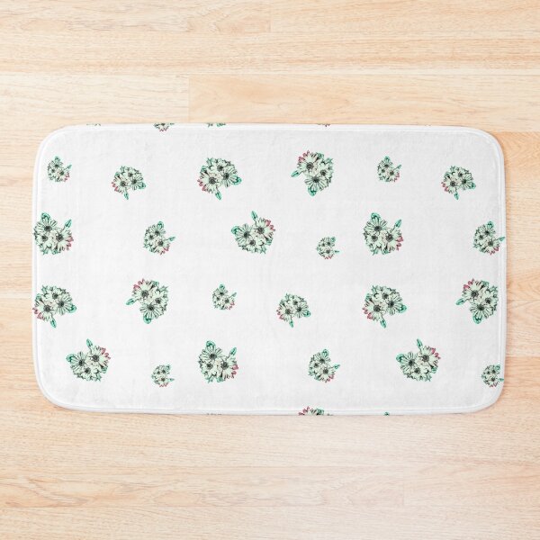 Item preview, Mint Jacquard Floral Sticker Pack designed and sold by Designs By YL.