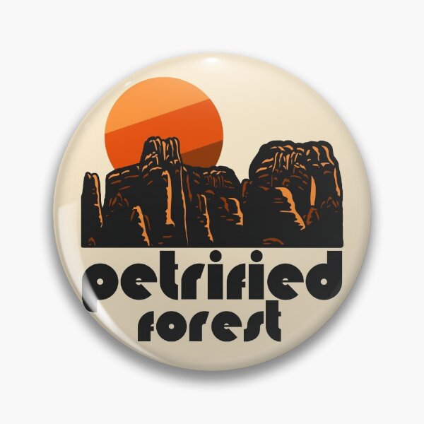 Item preview, Retro Petrified Forest ))(( Tourist Souvenir National Park Design designed and sold by acquiesce13.