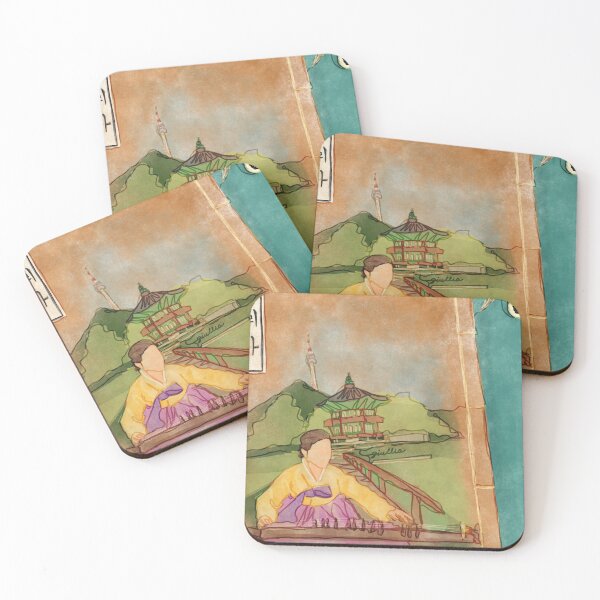 Item preview, Korean traditional book with gayageum designed and sold by liajung.