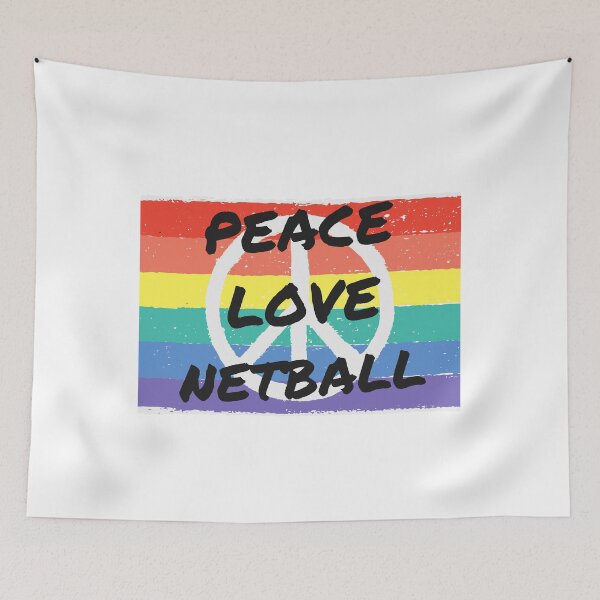 Item preview, Peace. Love. Netball  designed and sold by TheGreenGoat.