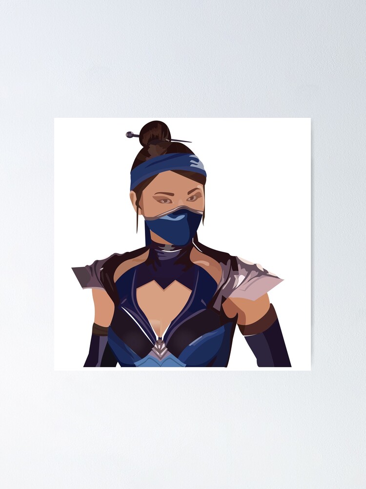 E esse poster da Kitana baseado no - Arquivo Mortal Kombat