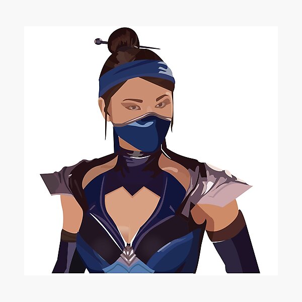 Aperçu de l'œuvre Kitana art Mortal Kombat créée et vendue par MerigoldShop.