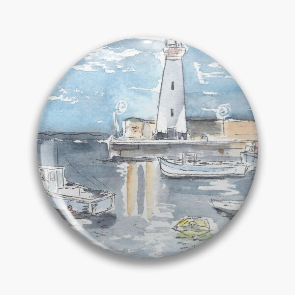 Item preview, Donaghadee harbour at night designed and sold by DebTheZeb.