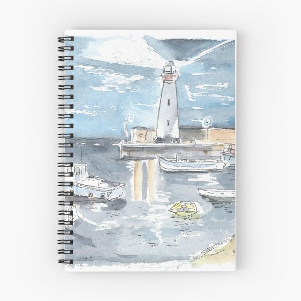 Item preview, Donaghadee harbour at night designed and sold by DebTheZeb.
