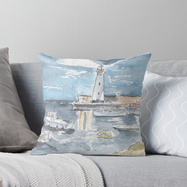 Item preview, Donaghadee harbour at night designed and sold by DebTheZeb.