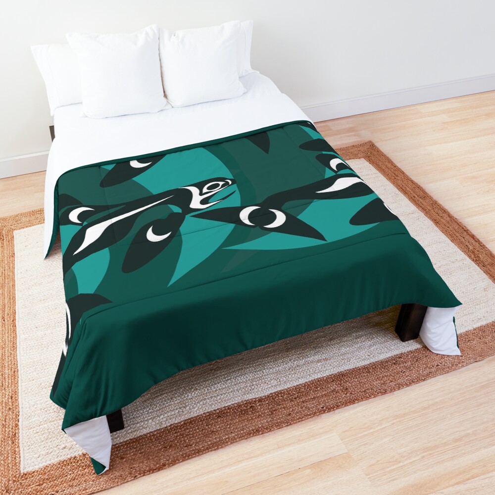 Killer Whale Pod Comforter