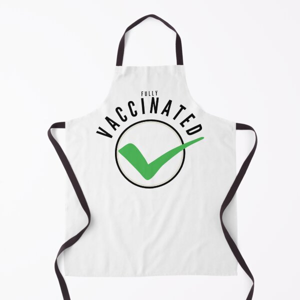 Item preview, Fully Vaccinated Check White designed and sold by ViewerEqualsPhoton.