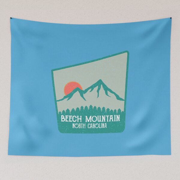 Item preview, Beech Mountain Retro Adventure Skiing Snowboard  designed and sold by TawanPK.