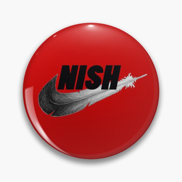 Item preview, Red Nish Shwoosh Logo designed and sold by Shibastik.