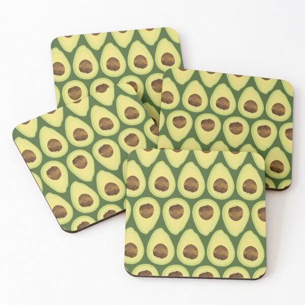 Item preview, Avocado Lady Watercolor Pattern - Green backgroud designed and sold by Schuva.