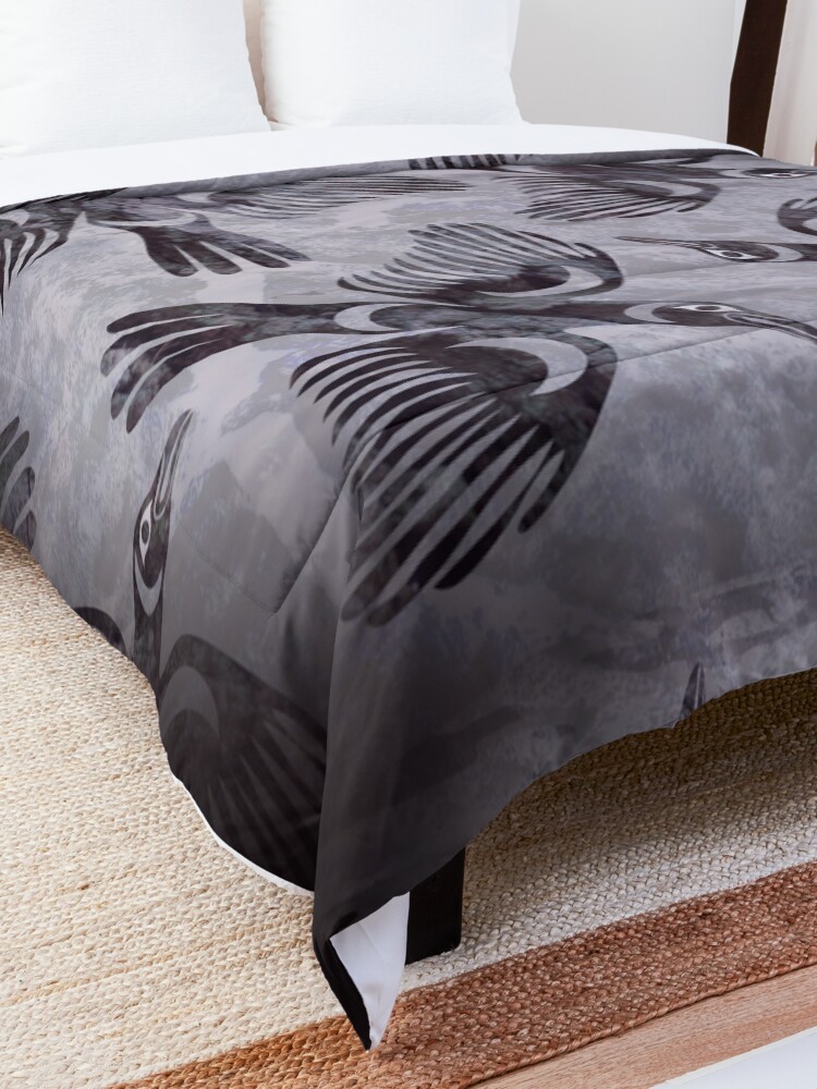 Alternate view of Crows Comforter
