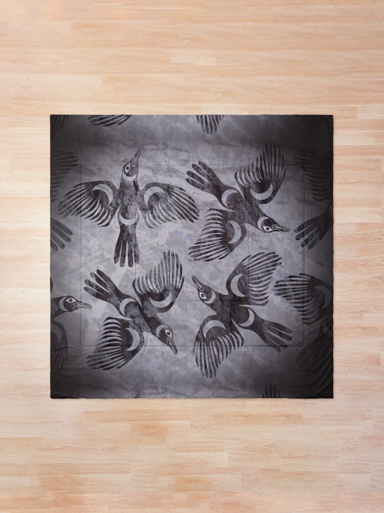 Alternate view of Crows Comforter