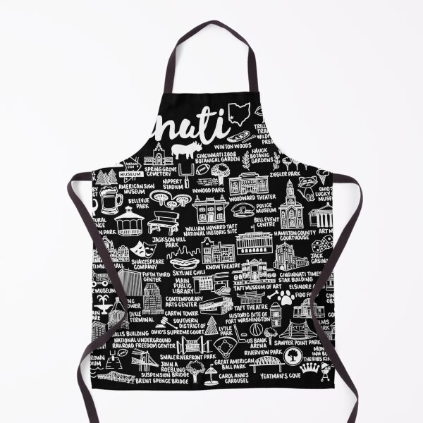 Item preview, Cincinnati Ohio Map designed and sold by fiberandgloss.