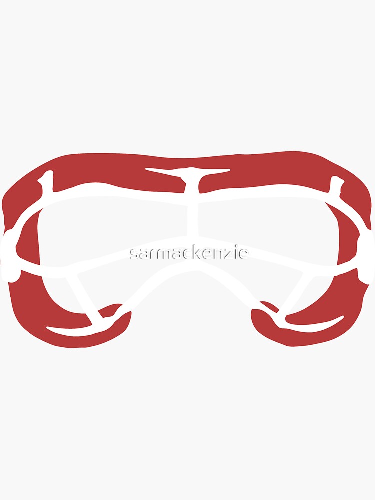 "lacrosse goggles" Sticker for Sale by sarmackenzie Redbubble