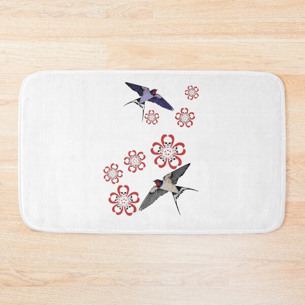 Item preview, SKULL BLOSSOMS AND SWALLOWS designed and sold by kellymavis.