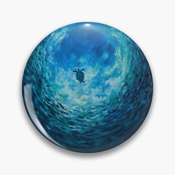 Item preview, Turtle in Ocean Calming Painting by Joanna E. Read designed and sold by Joanna Read.